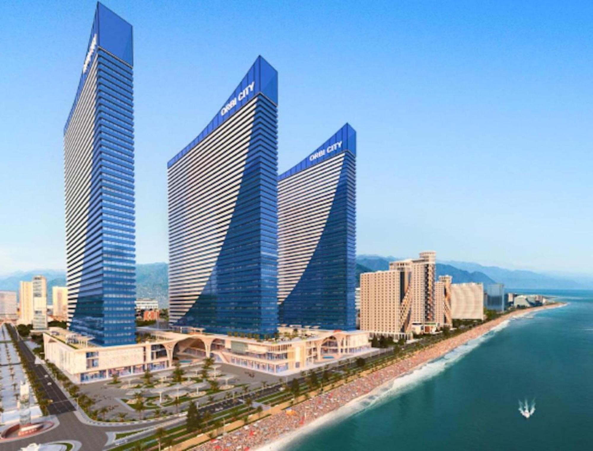 Delux Sea View Aparthotel In Orbi City Batumi Bagian luar foto