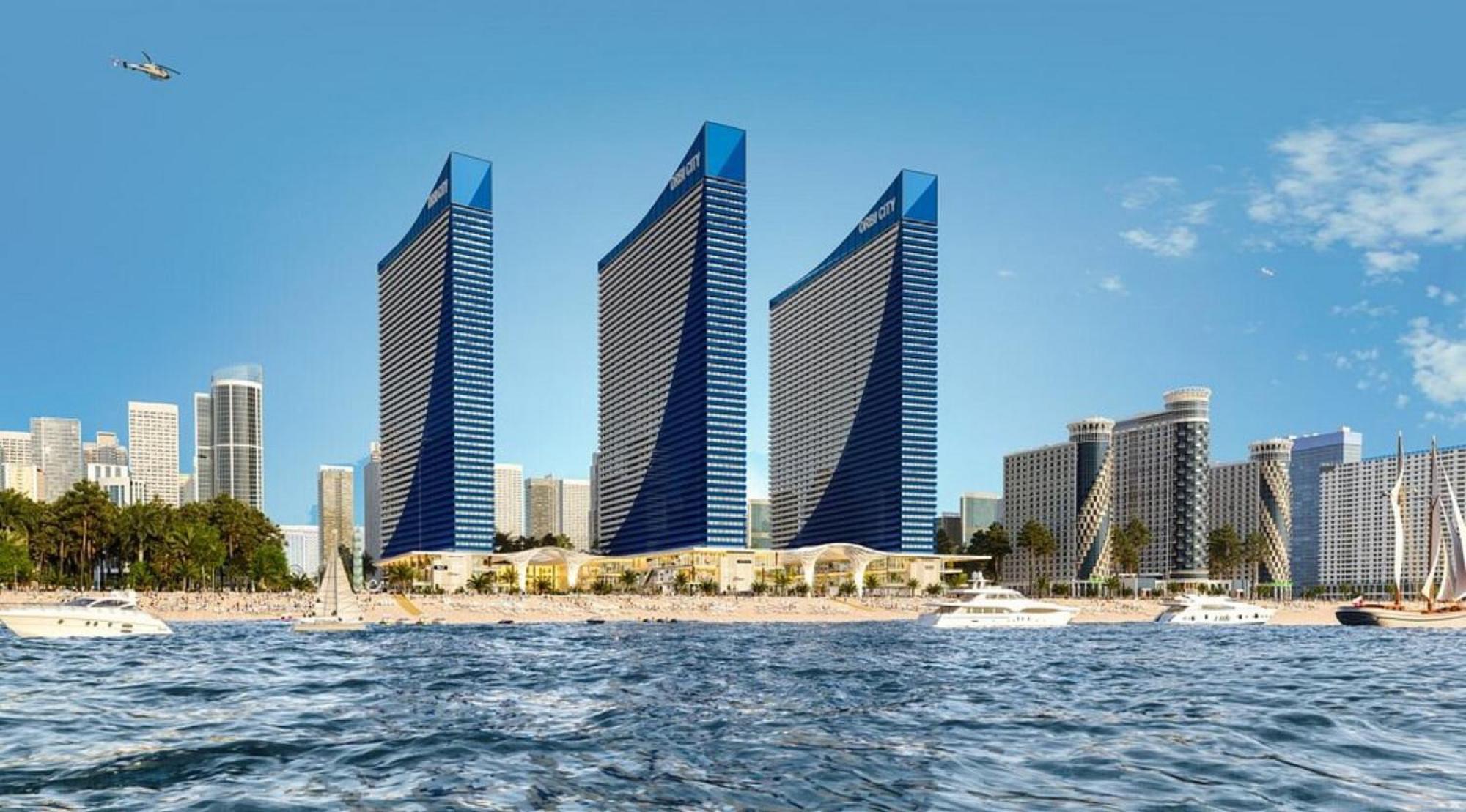 Delux Sea View Aparthotel In Orbi City Batumi Bagian luar foto